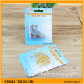 Fashion Card Packing Golden Silver Metal Material Push Pins Industrial Safety Pins